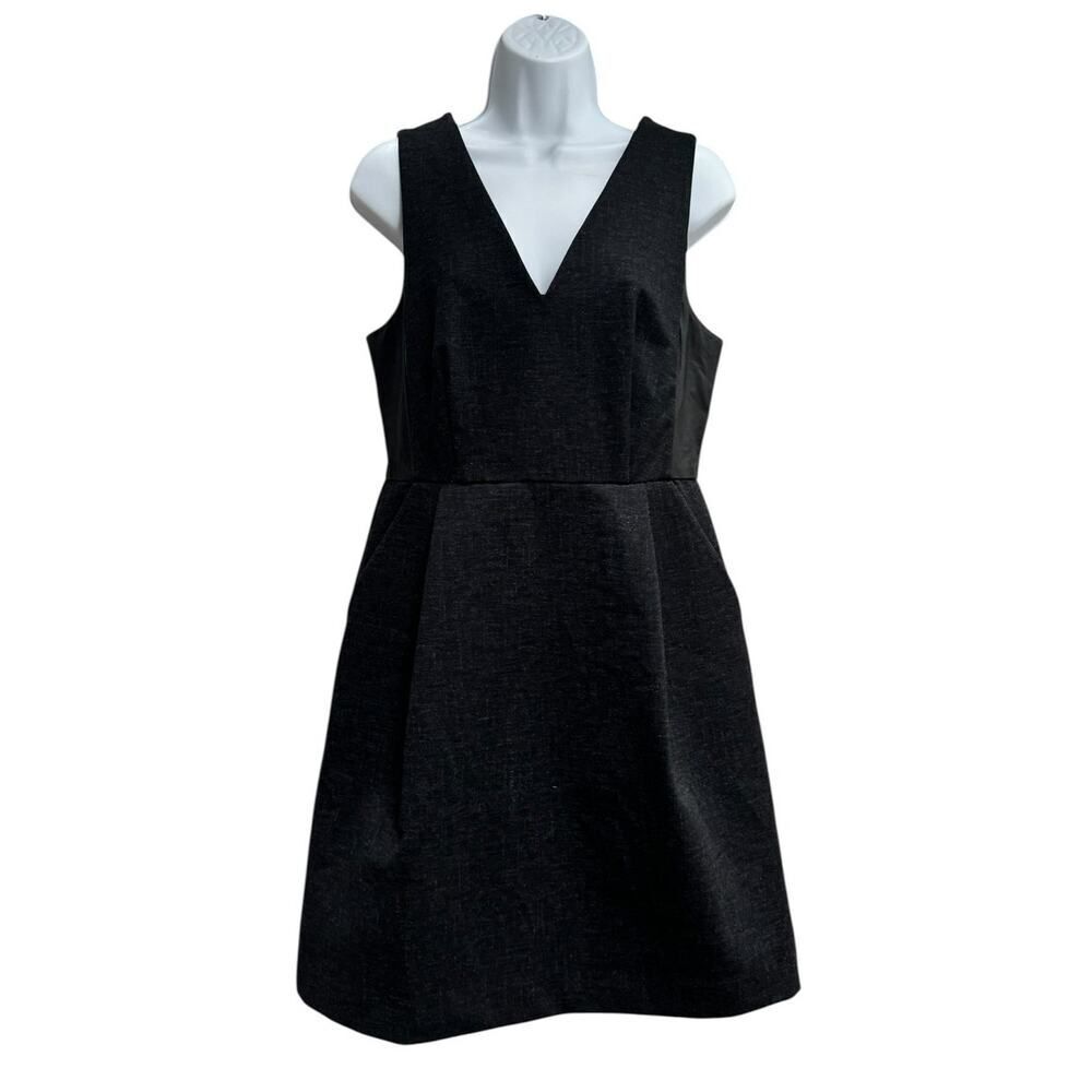 Madewell Leather Inset Ponte Career Dress - Size 6 - New